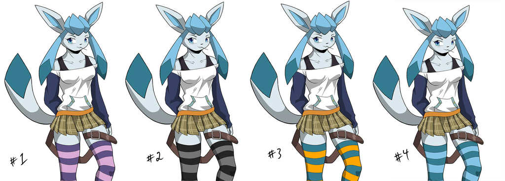 glaceon animation cell WIP