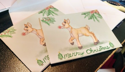 Rudolph Greeting Cards