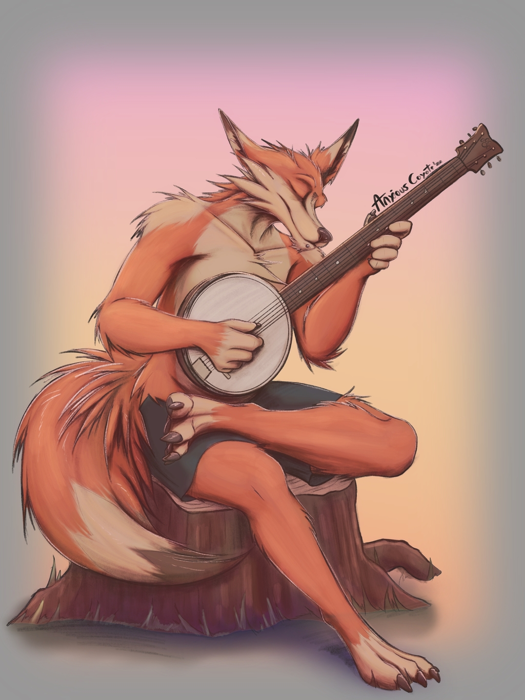 Most recent image: Fox Playing A Banjo