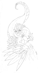 Winged Serpent Sketch