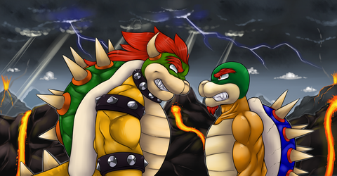 Stare Down With King Koopa