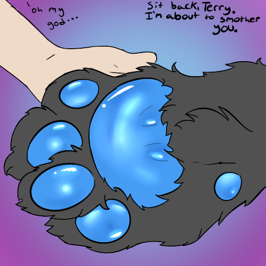 Most recent image: My paws
