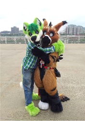 Telephone and me at AC 2013! - by Kairoo