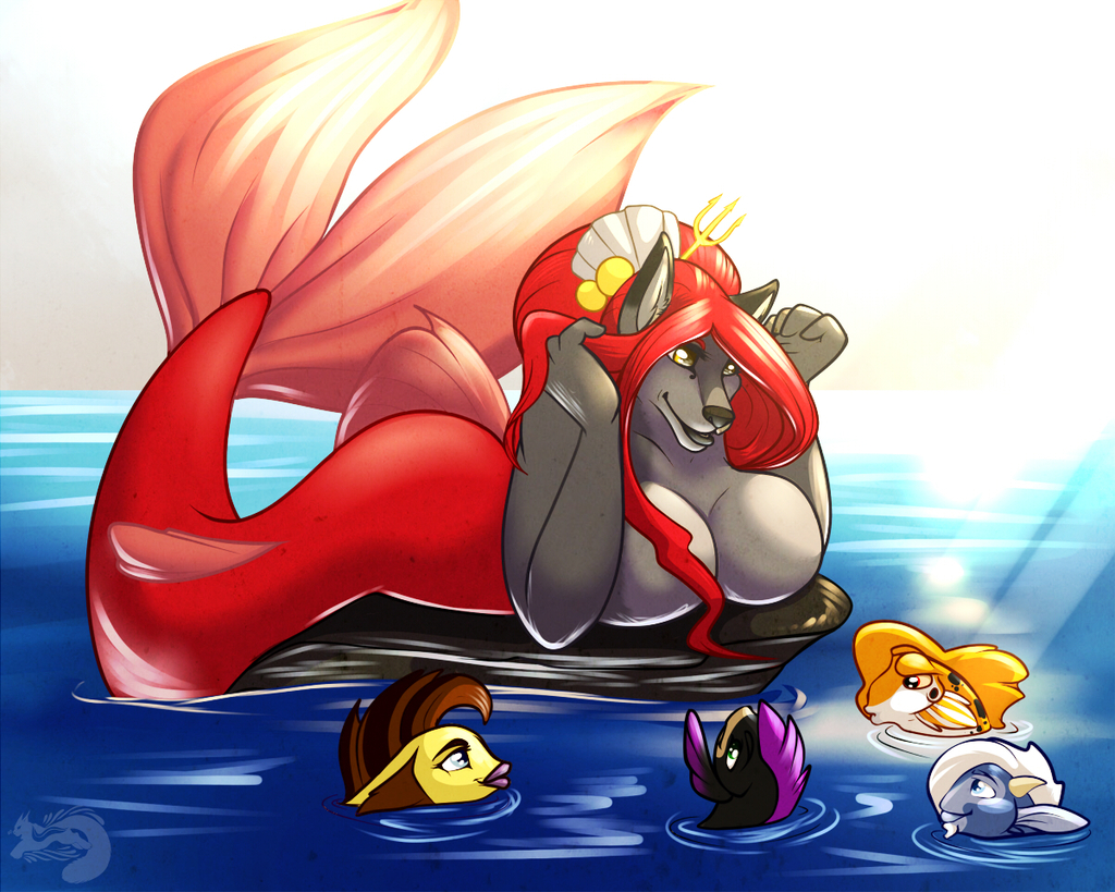 [C] Fish are friends, not food.