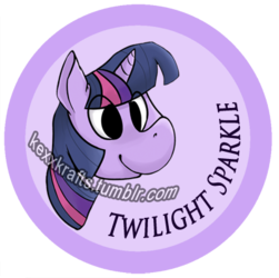 Twilight Sparkle button
