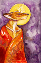 Coyote Woman Listening