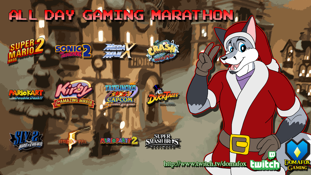 Twitch Banner - 12 Games of Christmas Marathon