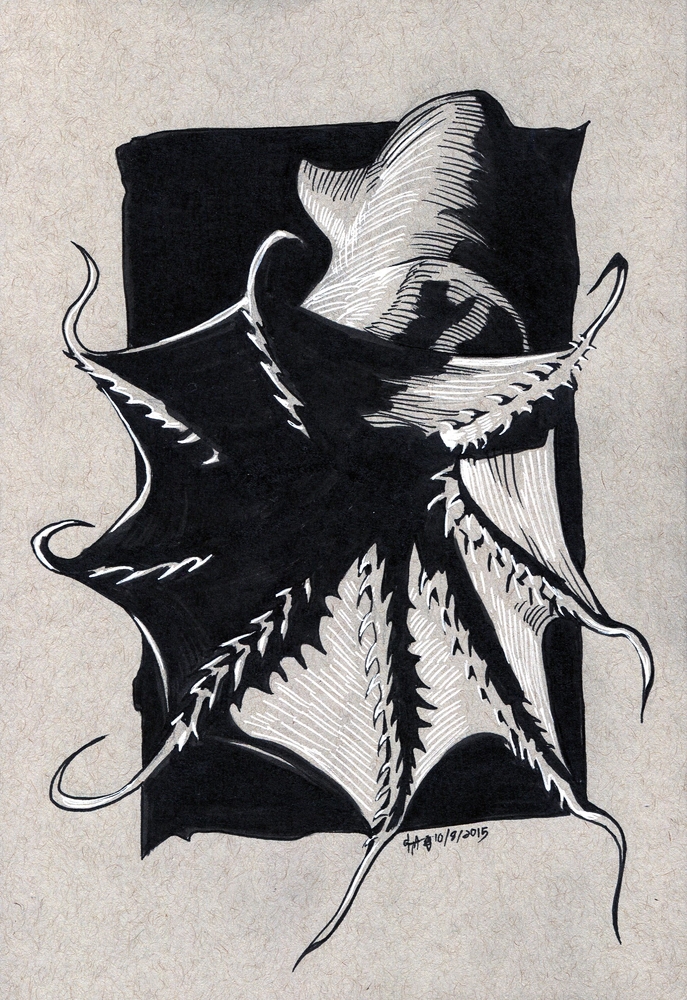Inktober #6: Vampire Squid