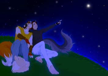 Stargazing with a friend