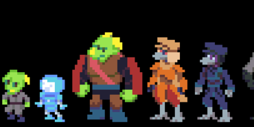Banished cast pixel wip