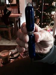 Blue Acrylic Pen for my Grandpa 