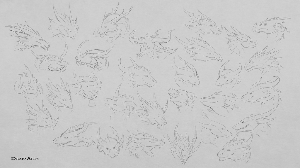 A Menagerie of Drakhan Faces