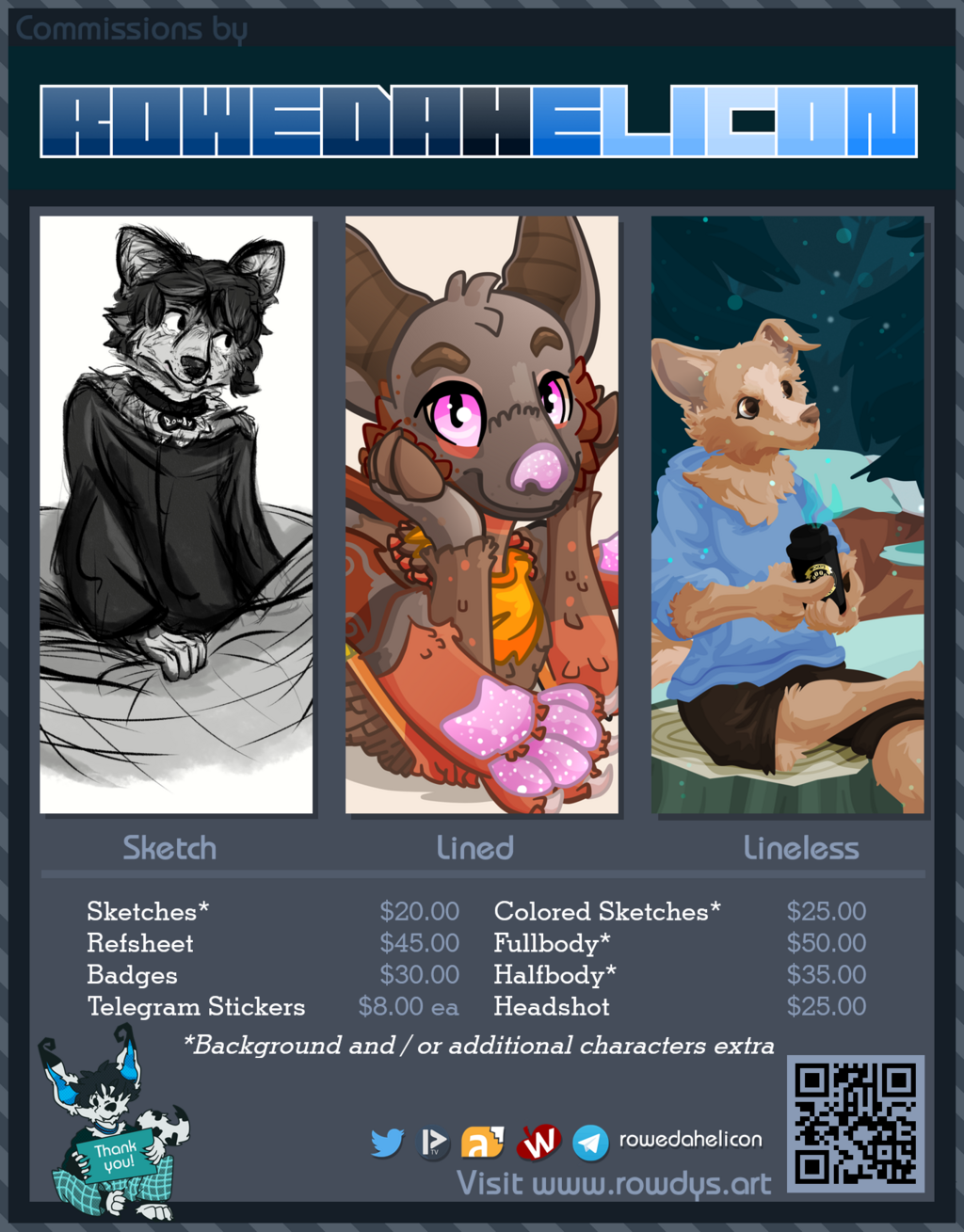 Commissions are now open!