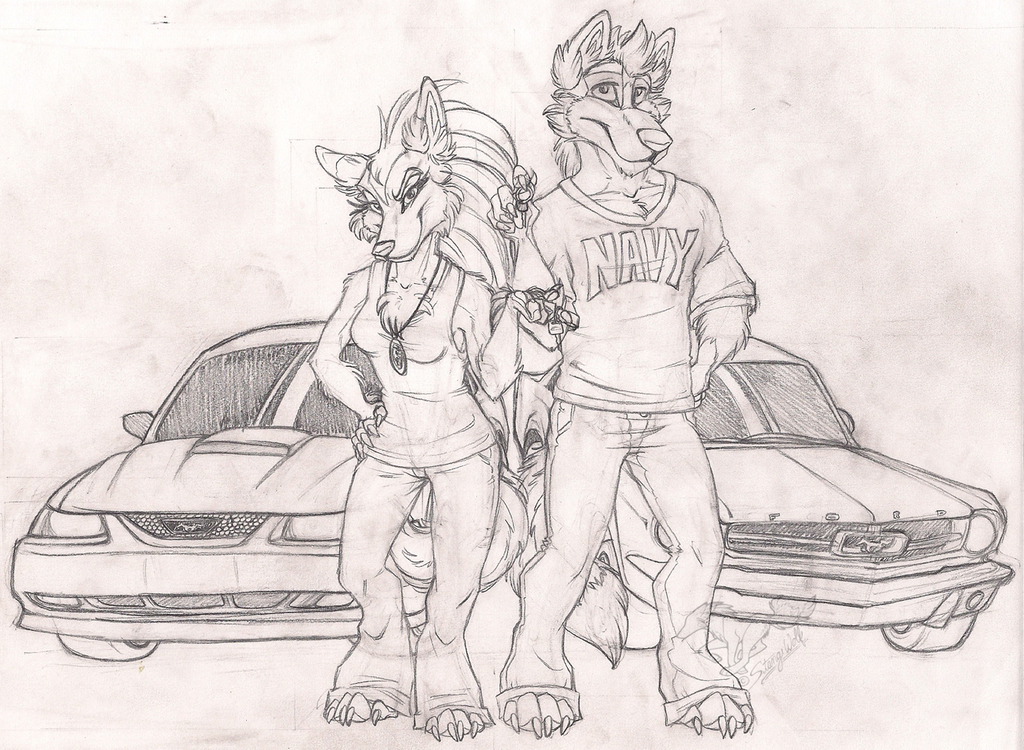 Stang Wolves Sketch