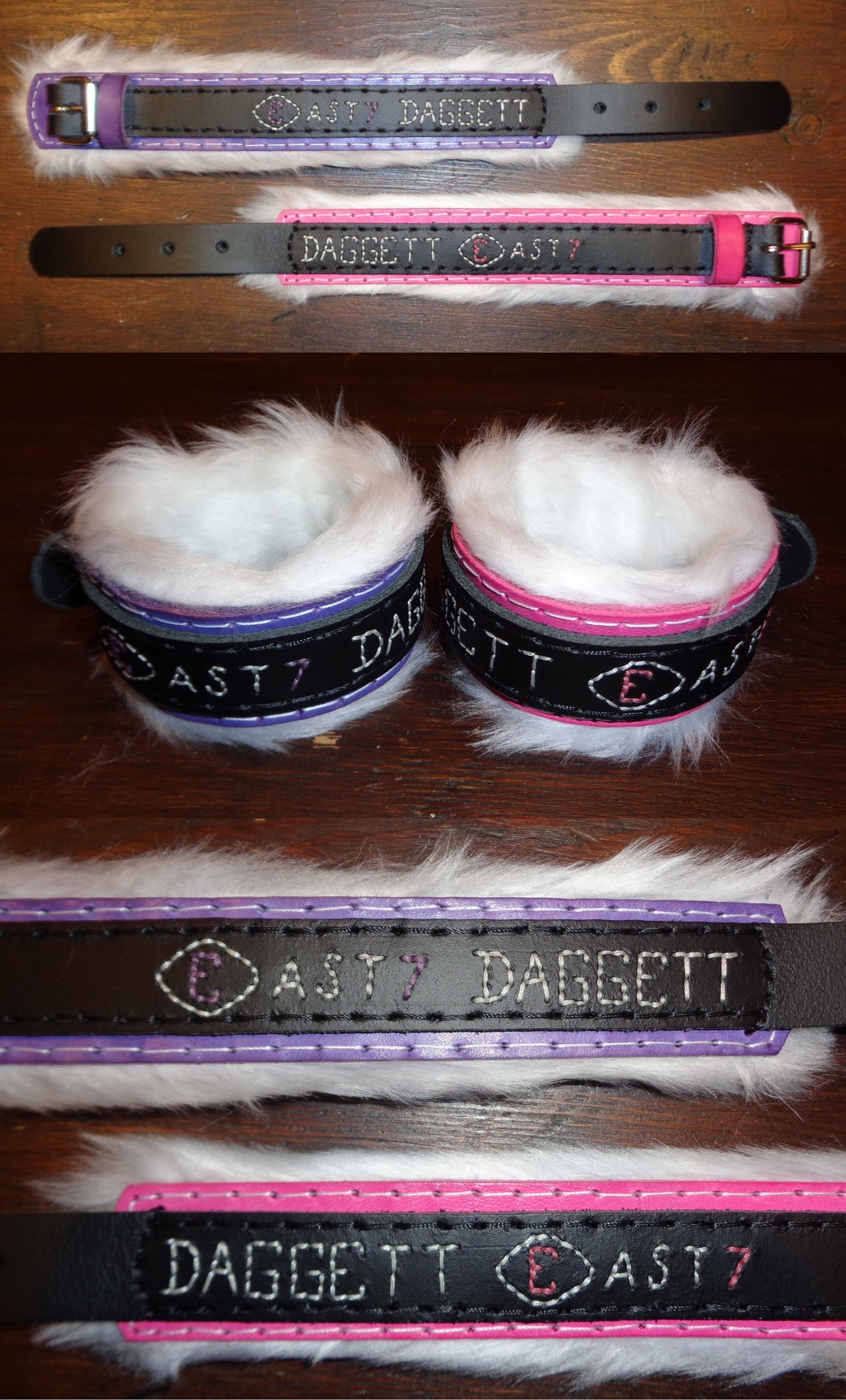 EAST 7 - Leather Bracelets (5 and 6/7) for Daggett