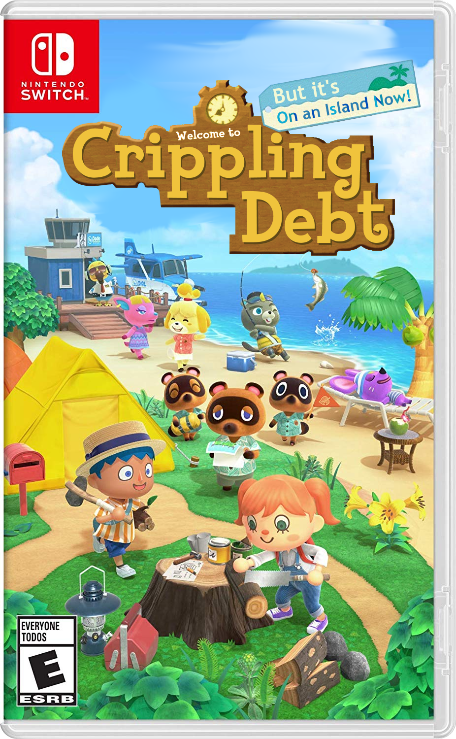 Honest Game Covers: Animal Crossing New Horizons