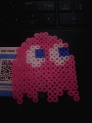 pink ghost from pacman