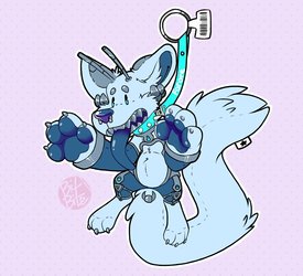 COMMISSION: BitBite - Keychain Monster Buddy