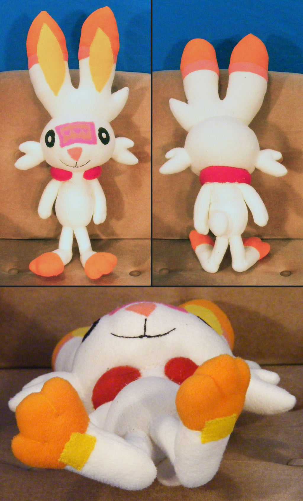 Large Tracey Scouter the Scorbunny Plush