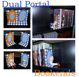Dual Portal Bookends