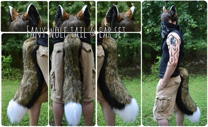[//Commission] Fany Wolf Tail&Ear Set