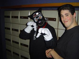 Socks hall costume (2004, LAFF Bowling outing)