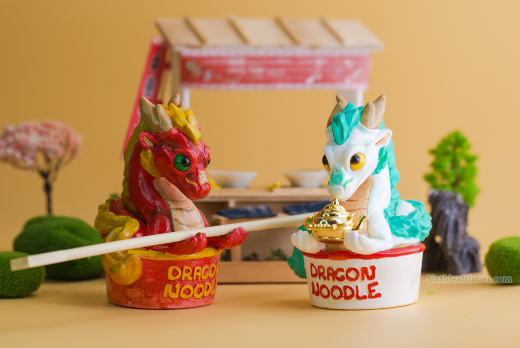 Dragon Noodle Figurines