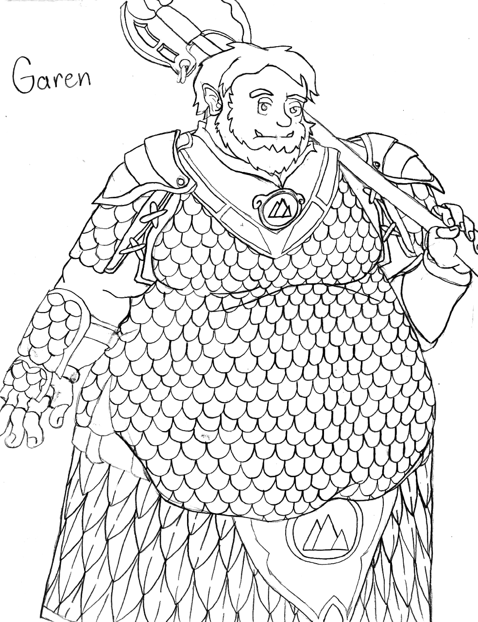 Garen, the Half Orc