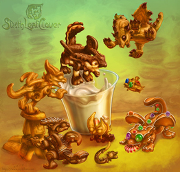Cookie Dragon Whelps Dunkers