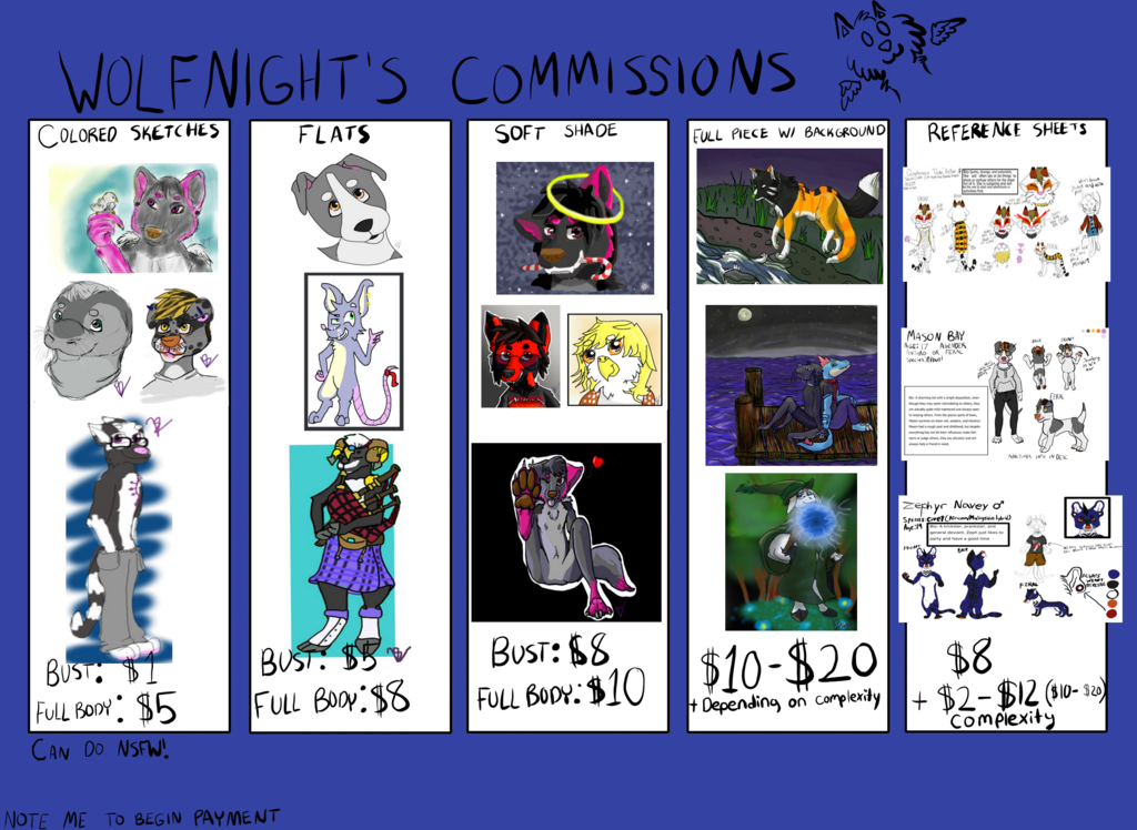Affordable Commission Prices by WolfNight
