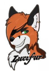 BADGE: Lucifur Fox the Pirate