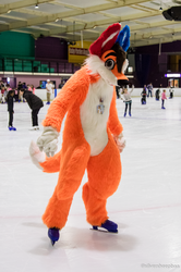 Furries on Ice 2017: Ice Skater Ozzi Foxy