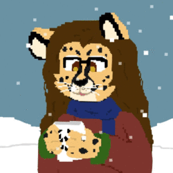 Pixel Snow Animated Icon