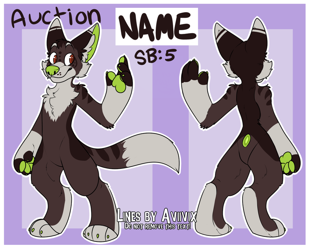  Green Stripes Pup Auction (OPEN)