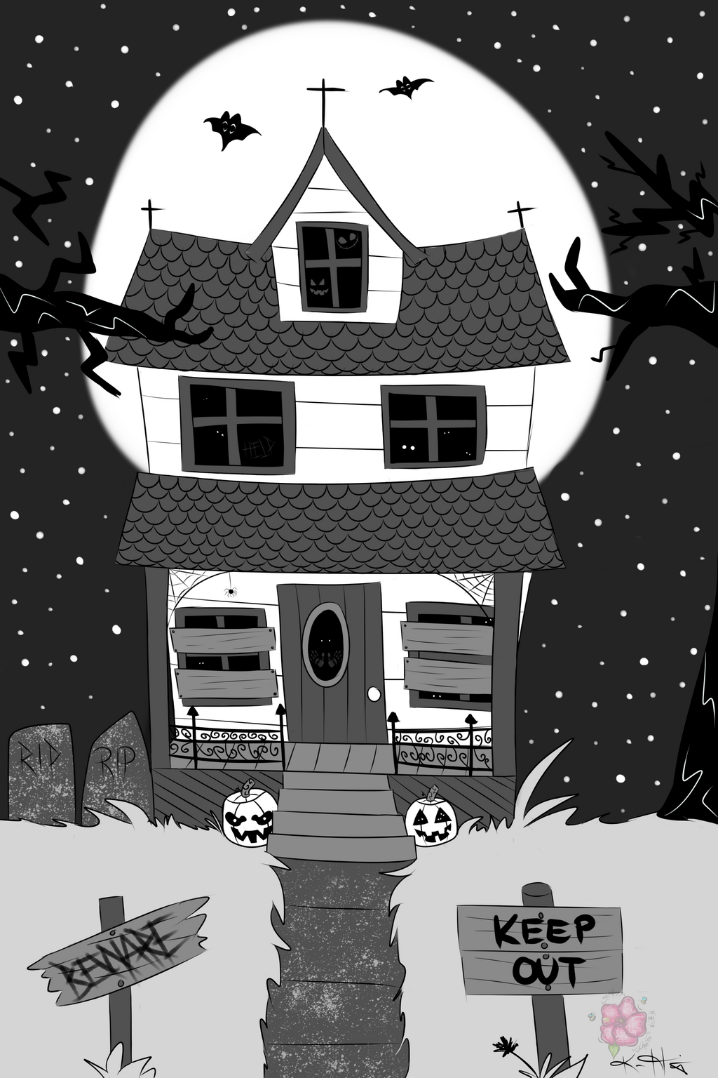 Drawlloween '20 - #3 Haunted House