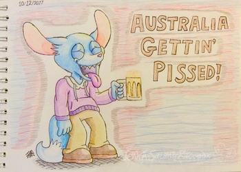 Australia Gettin' Pissed