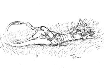 Lying in the Grass