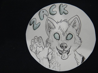 Commission: AWU badge for Zack