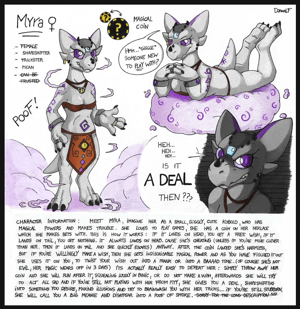 Myra character sheet