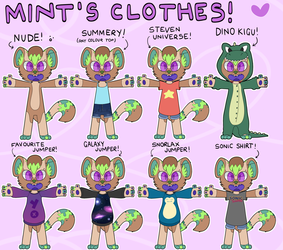 Mint's clothes!