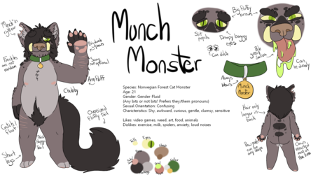 Munch Monster Reference Sheet