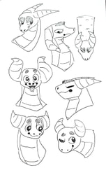 Dragon doodles 1