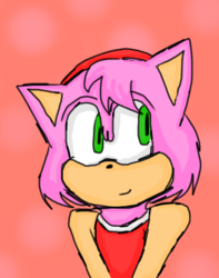 Amy Rose But There's No Change to Her Design