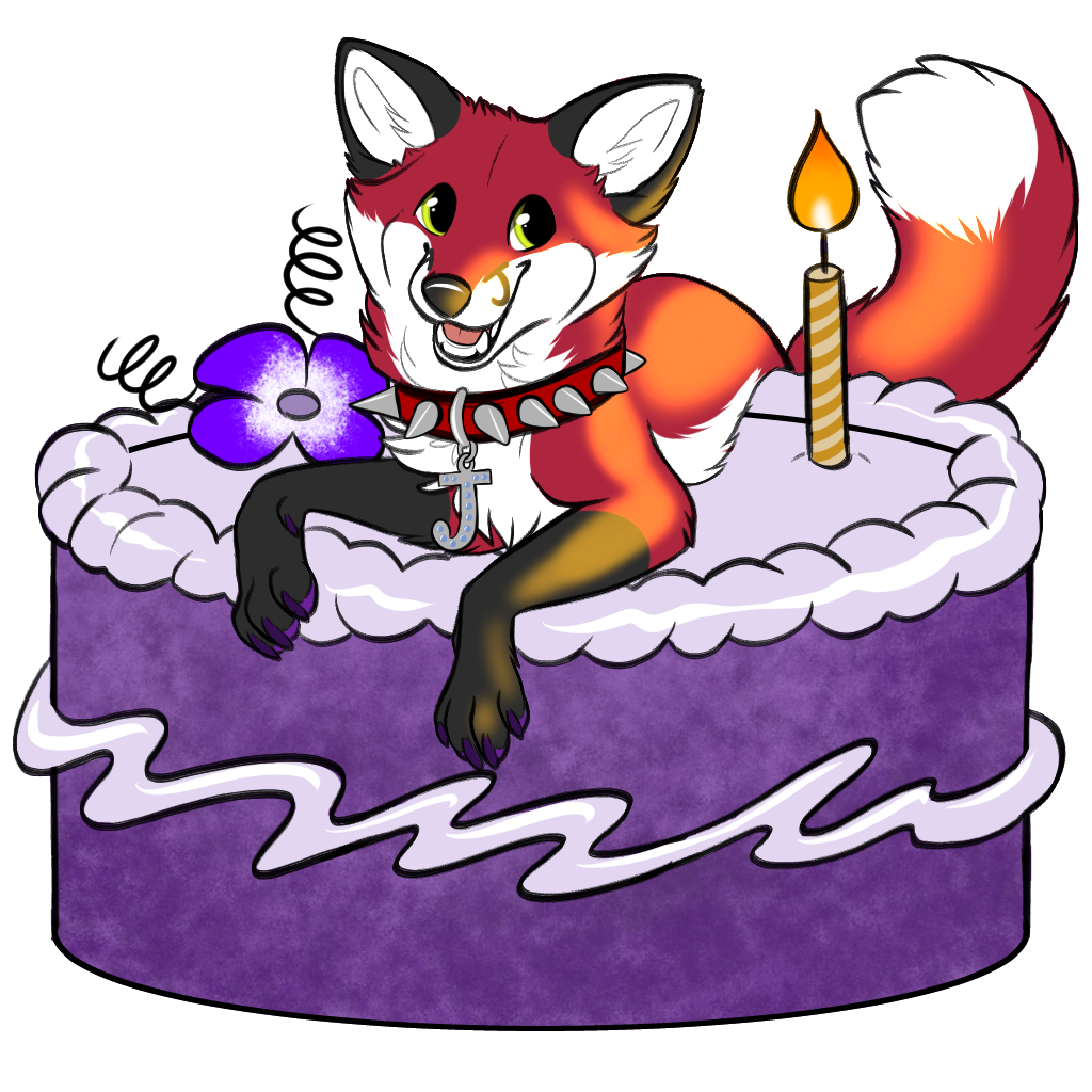 Birthday fox