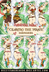 AVAILABLE NOW! | 'Cilantro The Pirate' Dakimakura