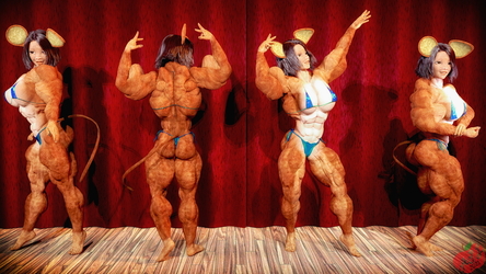 Candi in Bodybuilding Contest, Mouse Form
