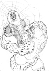Mind-Eating Lion v. Champion Cheetah, by Galen (Iron Artist)