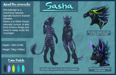 Sasha character sheet