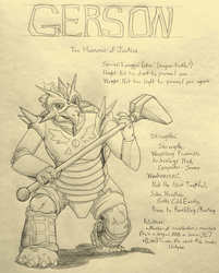 GERSON Character Sheet