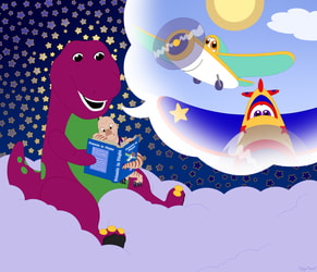 Barney's Storytime with RaptorRed